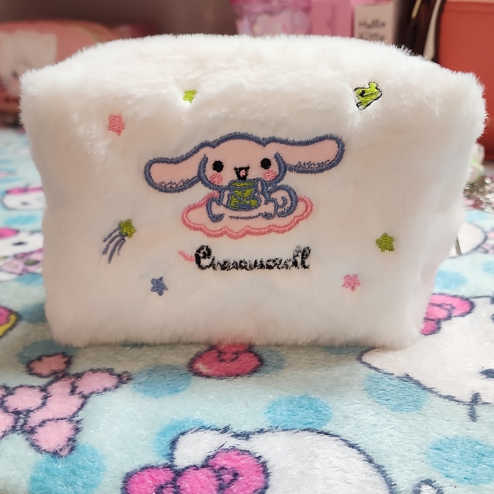 Cinnamoroll White Plush Pouch